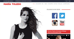 Desktop Screenshot of mariatoledo.es